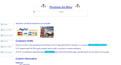 Desktop Screenshot of precisionjetdrive.com